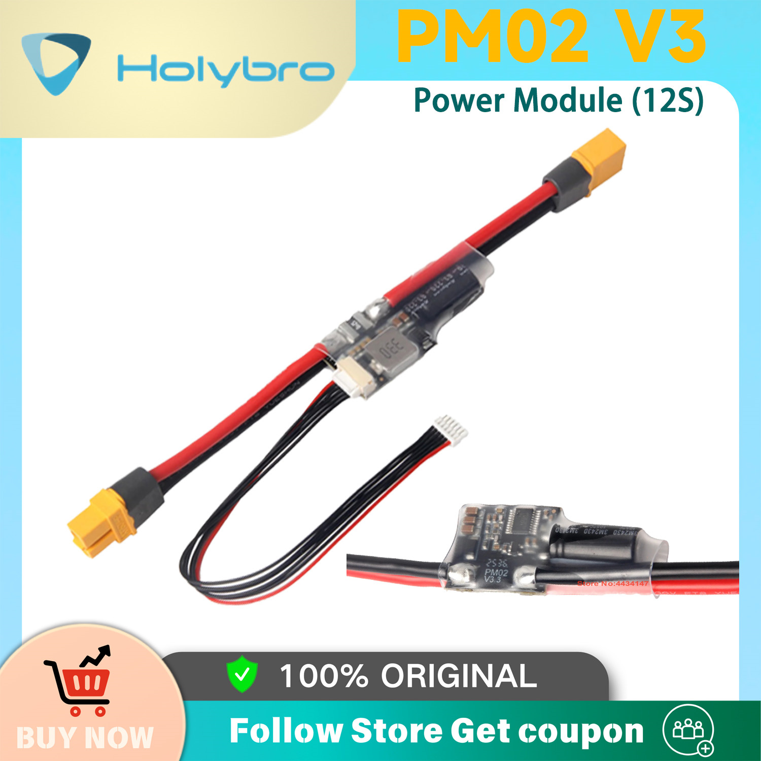 Holybro PM02D Módulo de Potênc - Drone Kit Hexacopter avaliação e preço